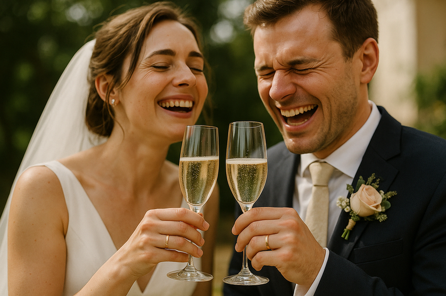 Svadobné poháre: Symbol lásky a jedinečnosti vo vašom svadobnom dni